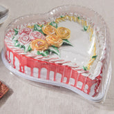 Domo para pastel en forma de corazón - G 50 H - Paquete 25 pzas.